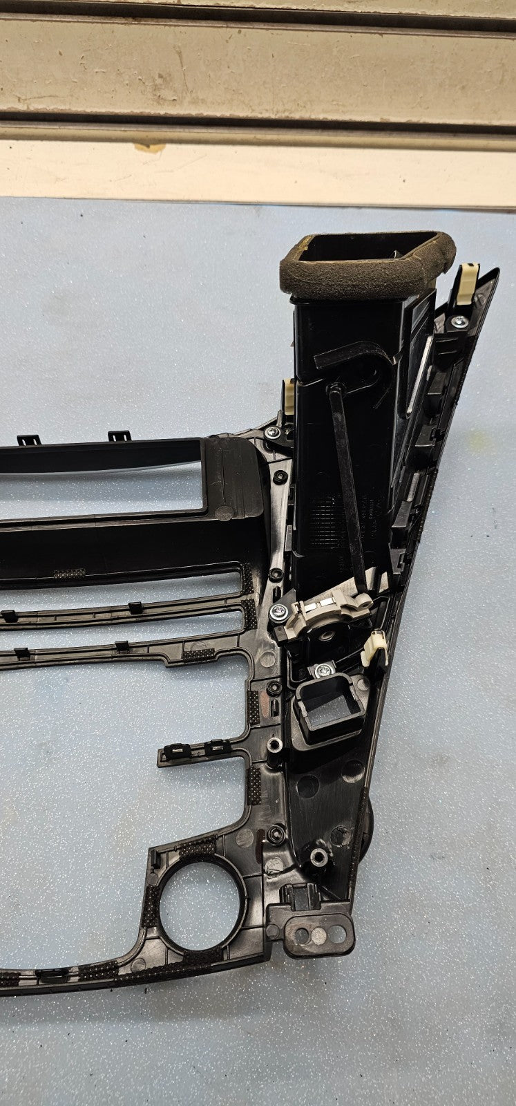 11-14 Hyundai Sonata Center Dash Radio Surround Bezel Trim Panel Climate BLACK