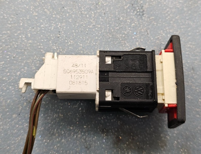 🔥11-15 VW JETTA TDI MK6 Genuine FLasher Hazard Emergency Warning Light Switch