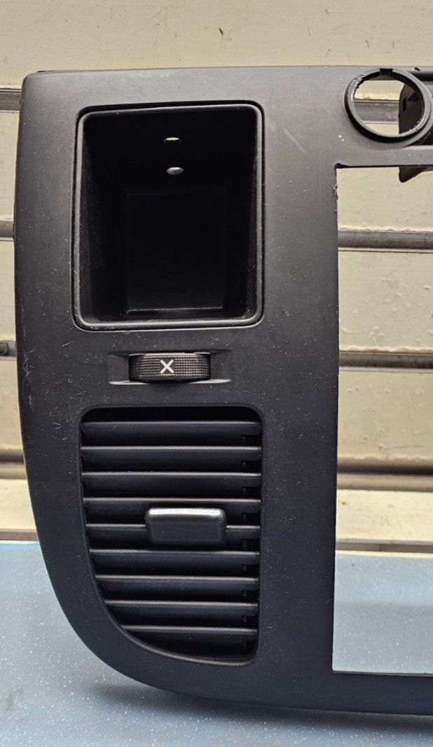 🔥07-14 Silverado SIERRA Center Dash Radio Bezel AC Climate Trim Panel Black B6