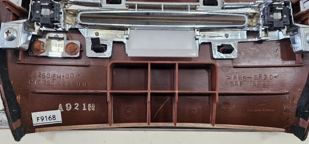 🔥06-08 Infiniti M35 M45 Dash AM FM Radio Stereo Audio Control Panel Bezel Wood