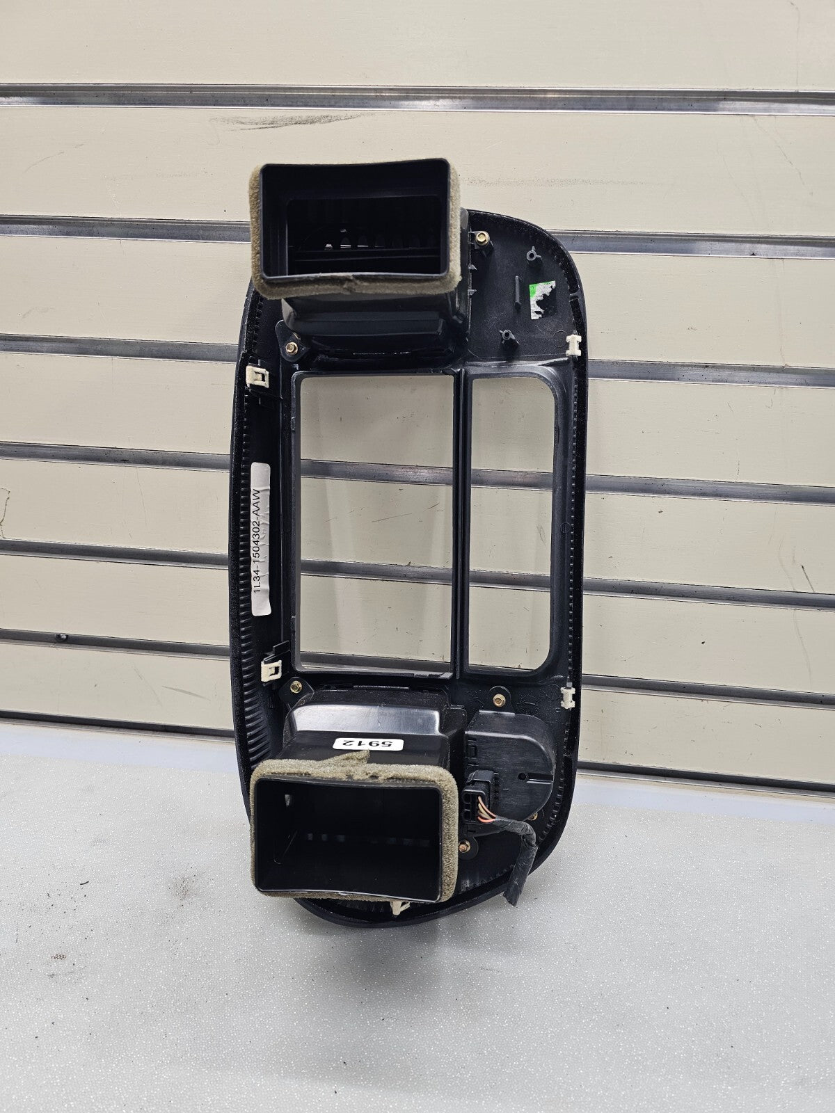 🔥1997-2003 Ford F150 Front Center Dash Radio BEZEL Trim Panel Dark Gray B1