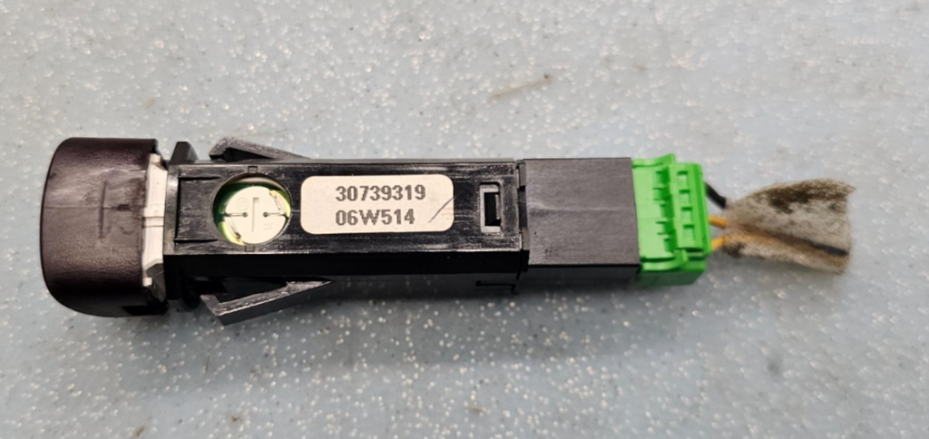 🔥98-14 Volvo XC90 S80 V70 Emergency Hazard Light Control Switch Unit Assy Black