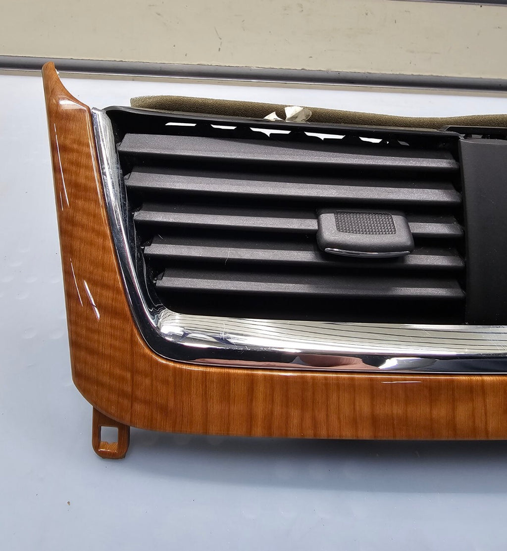 🔥08-12 Chevy MALIBU Dash Heater AIR VENT Front Center Bezel Trim WOODGRAIN