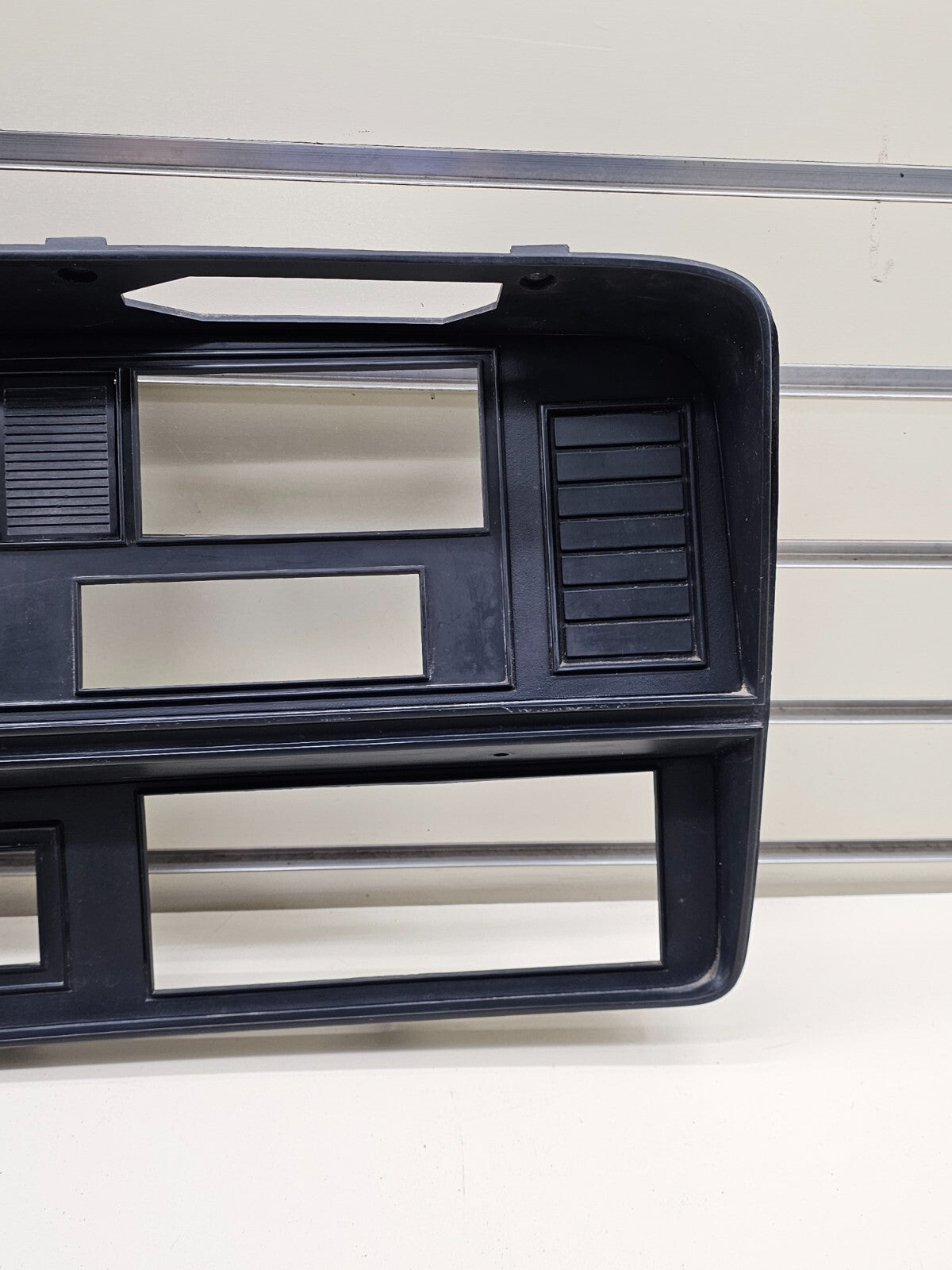 81-93 DODGE RAM RAMCHARGER DASH INSTRUMENT CLUSTER SPEEDOMETER BEZEL TRIM BLACK