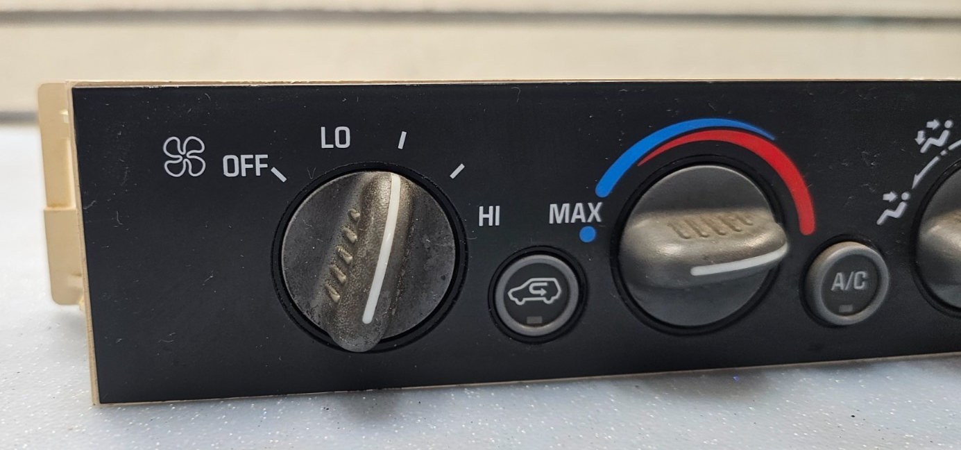 🔥96-00 Chevy C/K Yukon Dash A/C AC Heater Climate Temperature Control Black