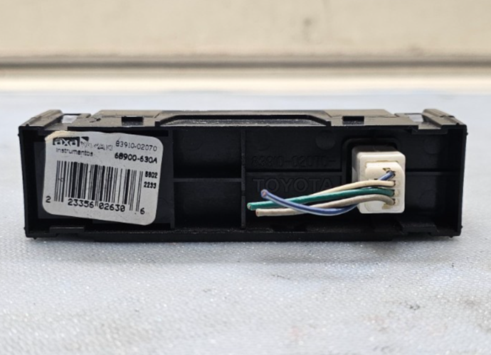 🔥03-08 Corolla Matrix Digital Rebuilt Dash Clock Time Display Assembly BLACK