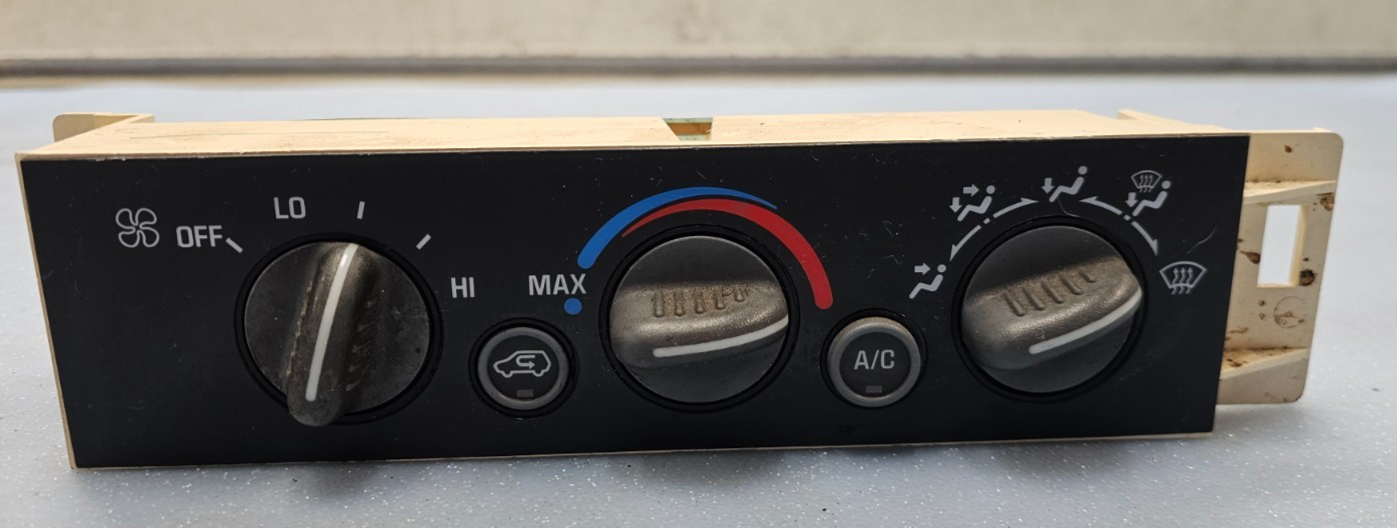 🔥96-00 Chevy C/K Yukon Dash A/C AC Heater Climate Temperature Control Black