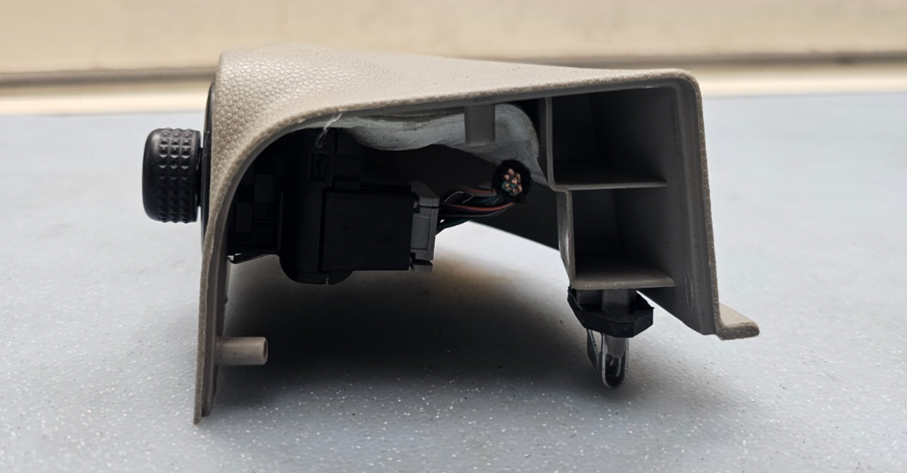 🔥2008-2012 Escape Left Front Door Panel Trim Mirror moulding Switch Tan OEM
