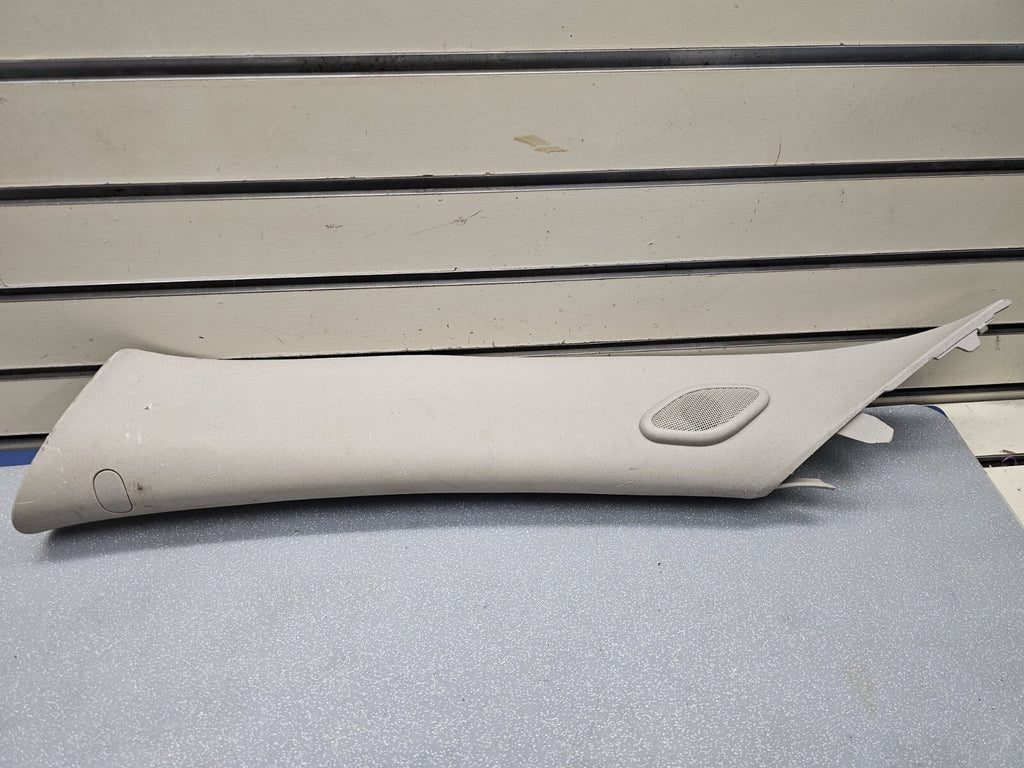 🔥07-13 Silverado Sierra A Pillar Roof Molding LEFT Driver Speak LIGHT GRAY P2