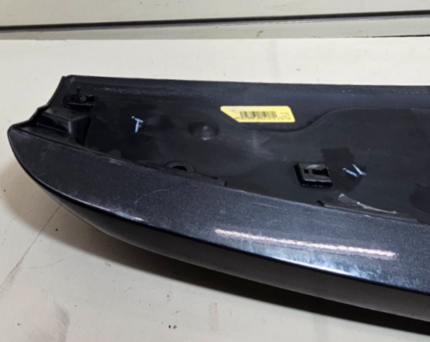 11-20 Dodge Grand Caravan Rear Upper Hatch Spoiler Wing Mount Break Light Black