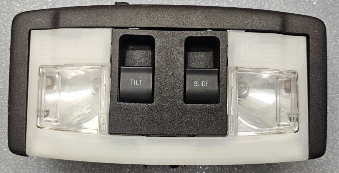 🔥09-15 Edge Explorer Overhead Console Dome Map Light Lamp Lower Assembly Black
