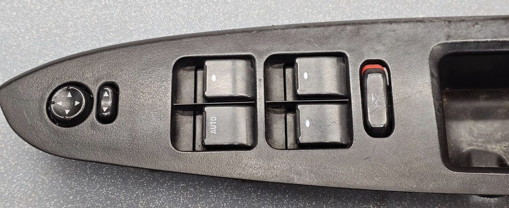 🔥06-08 CHEVY IMPALA LEFT DRIVER MASTER POWER WINDOW SWITCH BEZEL ASSEMBLY BLACK