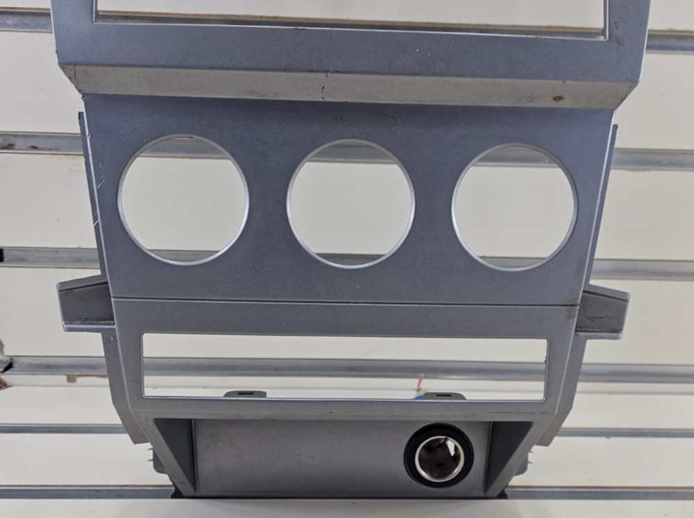 🔥10-12 Dodge Caliber Center Dash Radio Climate Control Bezel Trim Panel SILVER