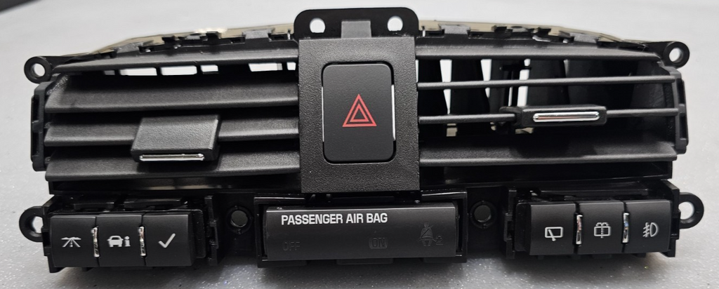 🔥07-09 CHEVROLET EQUINOX CENTER DASH A/C AIR VENT W/ HAZARD SWITCH BLACK OEM