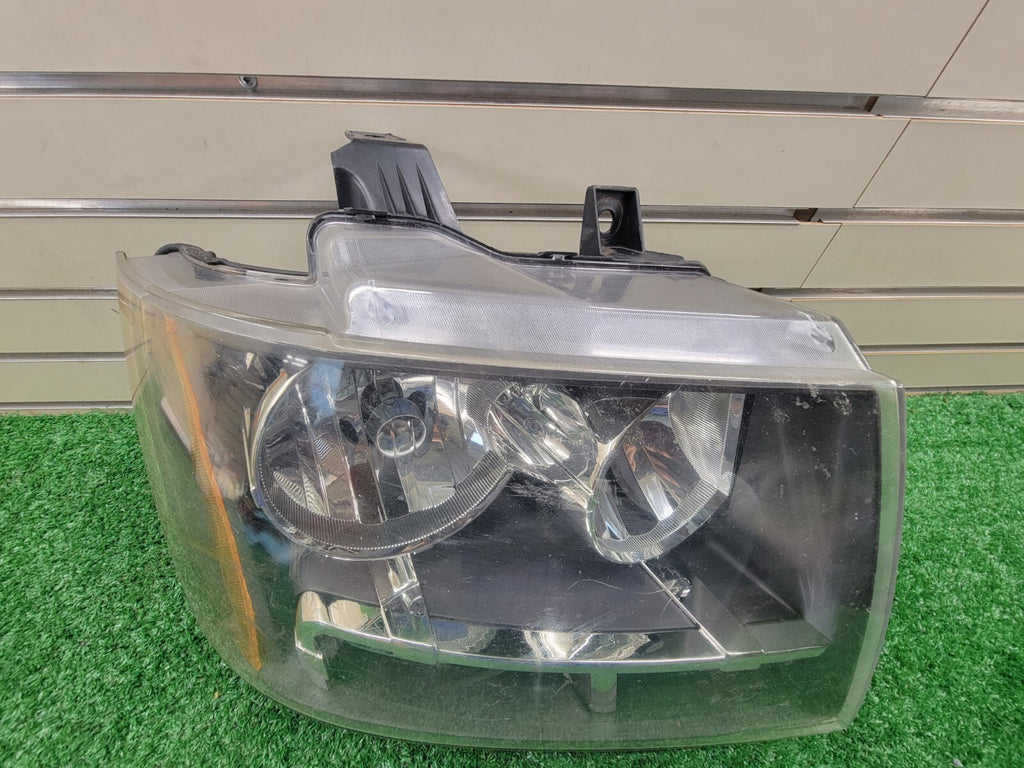 🔥07-14 Chevy Silverado Tahoe Suburban Passenger Headlight Lamp Assembly Chrome