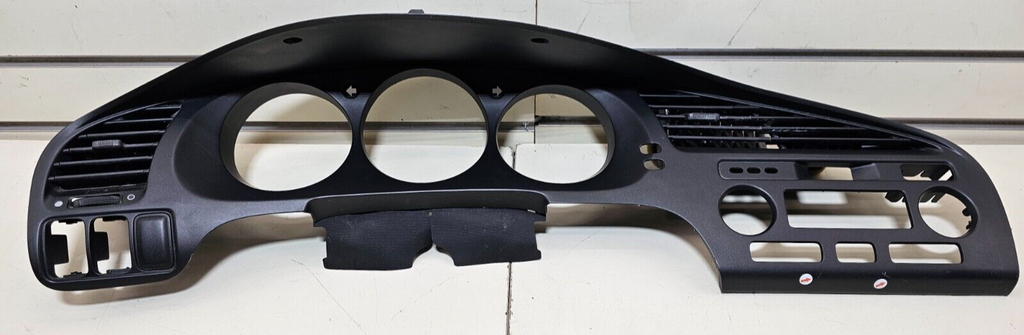 🔥99-03 Acura TL Dash Instrument Cluster Speedometer Radio Bezel Panel Black OEM
