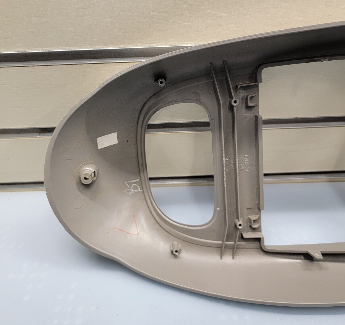 🔥97-03 Ford F150 EXPEDITION Overhead CONSOLE Display Comp STORAGE Frame GRAY 08