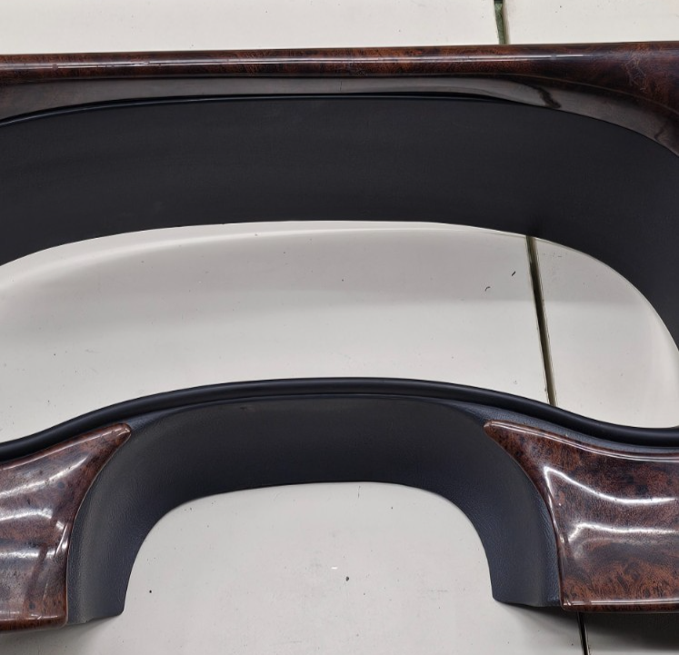 🔥99-02 Silverado Tahoe Instrument Cluster Speedometer Dash Panel Bezel WOOD C4