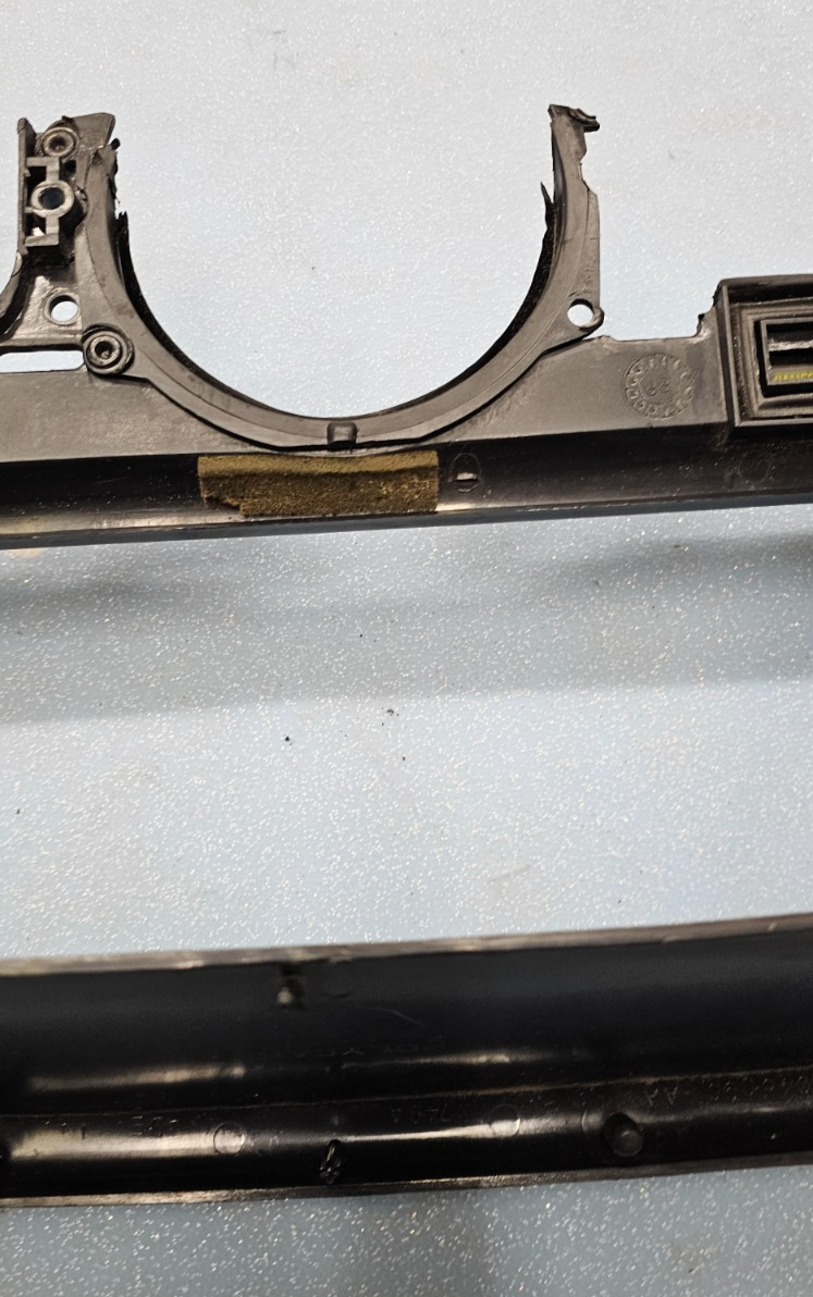 🔥1987-1991 FORD F150 F250 F350 Bronco Dash Trim Instrument Cluster Bezel BLACK