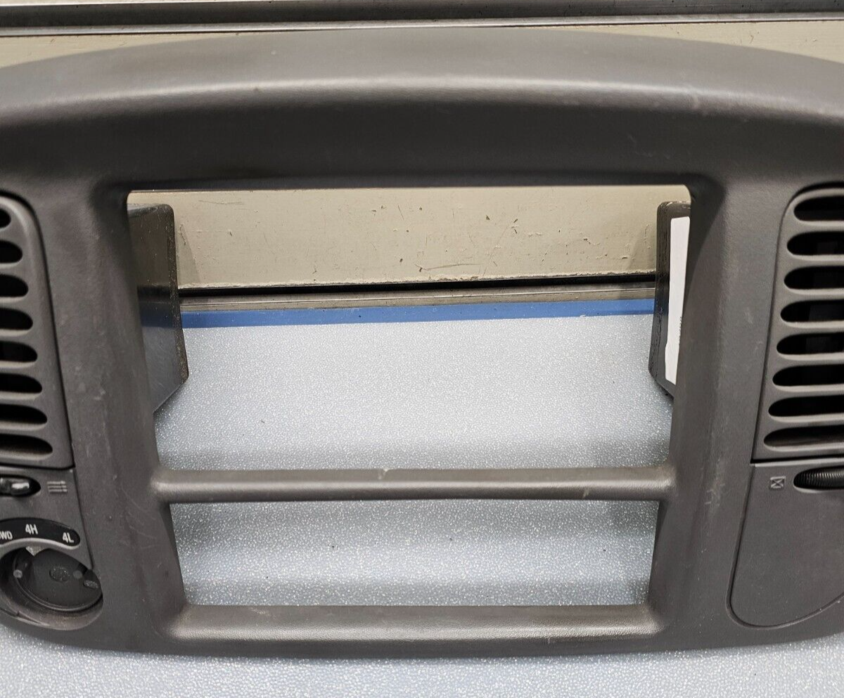 🔥97-03 Ford F150 Center Dash Radio Climate Trim Stereo BEZEL Panel Line GRAY