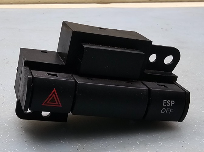 🔥06-08 Chrysler 300 Caravan Hazard Light ESP Off Traction Control Switch Black