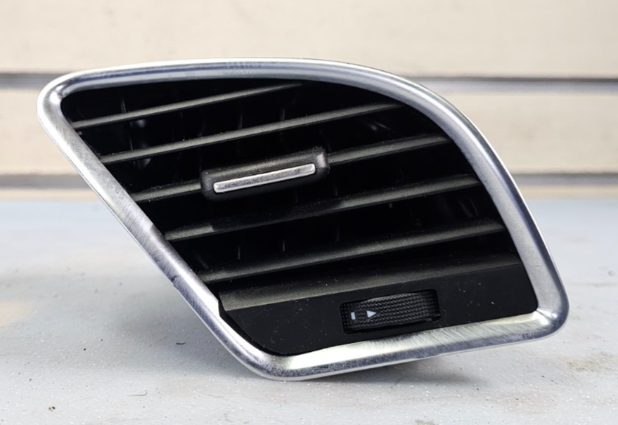 09-12 AUDI A4 Dash Right Passenger AC Air Vent Heater Panel Conditioner Silver