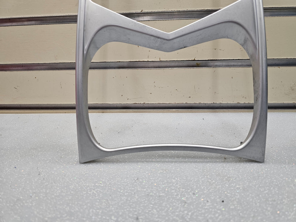 🔥10-16 CADILLAC SRX FRONT CENTER CONSOLE SHIFTER COVER TRIM BEZEL FRAME SILVER