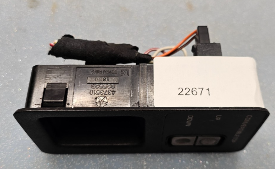 🔥87-95 Chrysler Lebaron Convertible Top Roof Control Switch Black OEM