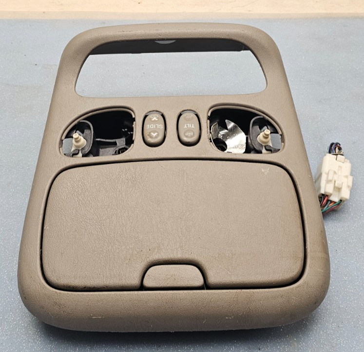 🔥01-07 Toyota Sequoia Overhead Console Dome Map Light Lamp Sunroof Assembly Tan