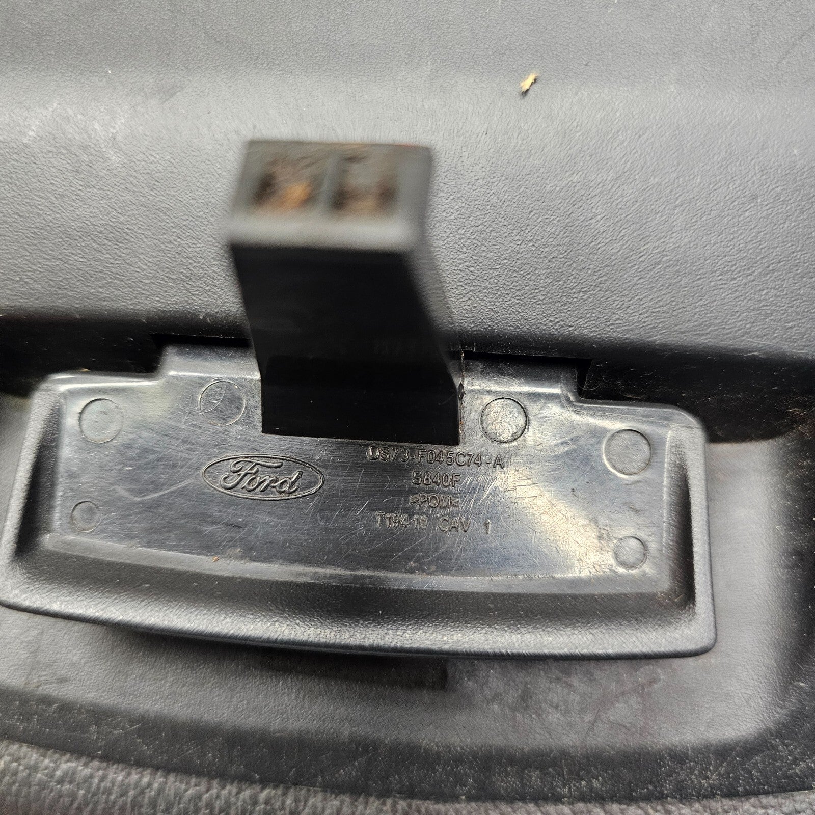🔥13-16 Ford Fusion Front Center Console Lid Armrest Leather Cover Top Pad Black