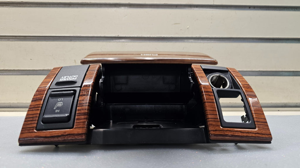 🔥99-04 GRAND CHEROKEE Dash Bezel Lower ASHTRAY Coin Tray Heat seat switch Wood