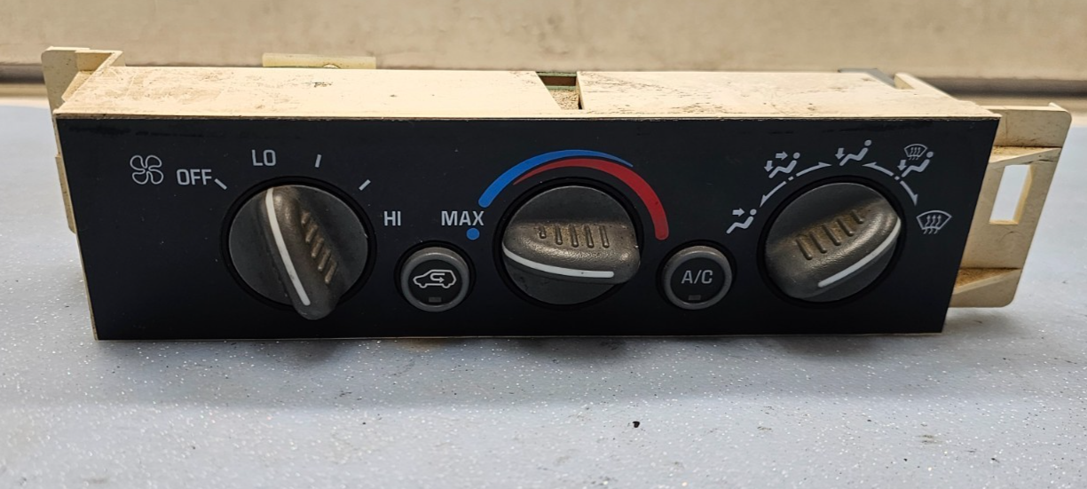 🔥96-00 Chevy C/K Yukon Dash A/C AC Heater Climate Temperature Control Black