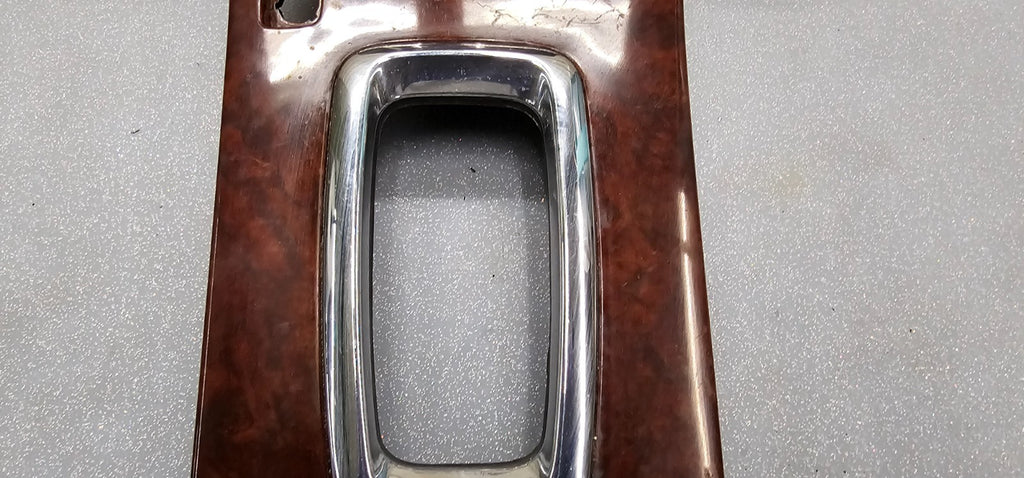 🔥06-11 Cadillac DTS Center Console Bin Selector Gear Shifter Trim Bezel Wood