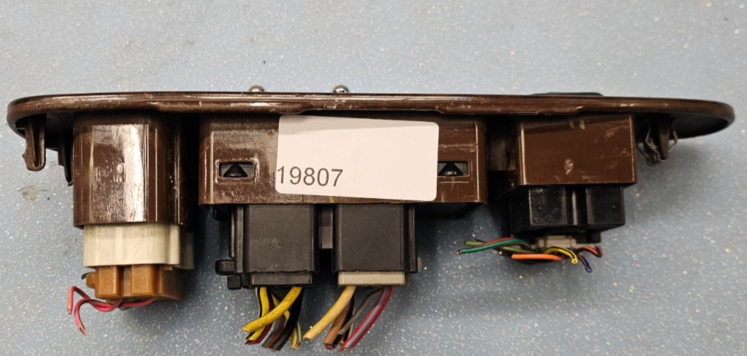 🔥98-02 LINCOLN TOWN CAR LEFT DRIVER MASTER POWER WINDOW SWITCH ASSEMBLY WOOD