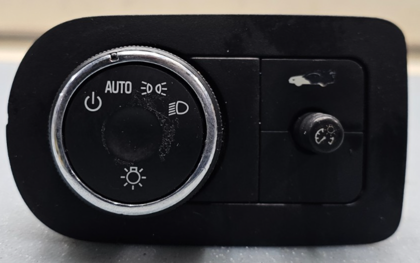 🔥06-12 CHEVY IMPALA DASH HEADLIGHT HEADLAMP DIMMER TRUNK CONTROL SWITCH BLACK