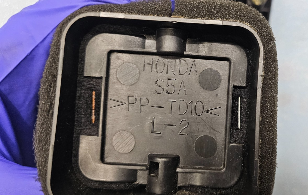 🔥 01-05 Honda Civic Dash Center Left Driver Air Vent AC A/C HVAC Heater Black