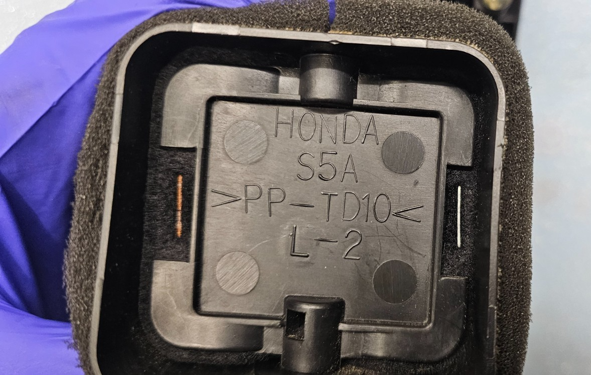 🔥 01-05 Honda Civic Dash Center Left Driver Air Vent AC A/C HVAC Heater Black