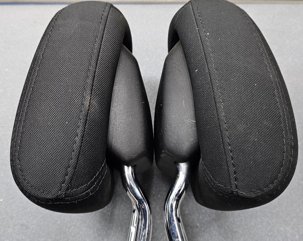 🔥10-14 Dodge Avenger / Chrysler 200 Front Seat HEADREST Set 2 Cloth BLACK CH51
