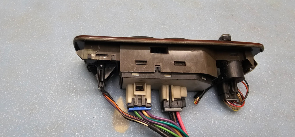 🔥97-99 Cadillac Deville Driver Left Master Window Door Switch Bezel Red/Black