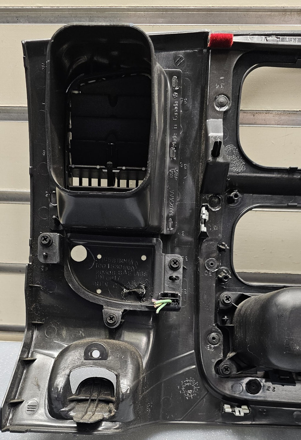 🔥02-05 Dodge RAM Dash RADIO Audio Stereo Bezel Climate Trim Panel Black B10