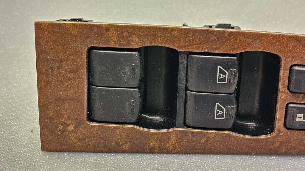 🔥07-12 ALTIMA LEFT DRIVER MASTER POWER WINDOW DOOR CONTROL SWITCH ASSEMBLY WOOD