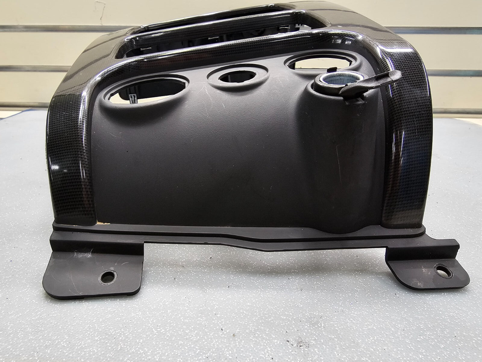🔥03-08 ENVOY XL FRONT RADIO DASH SURROUND BEZEL TRIM PANEL CLIMATE BLACK
