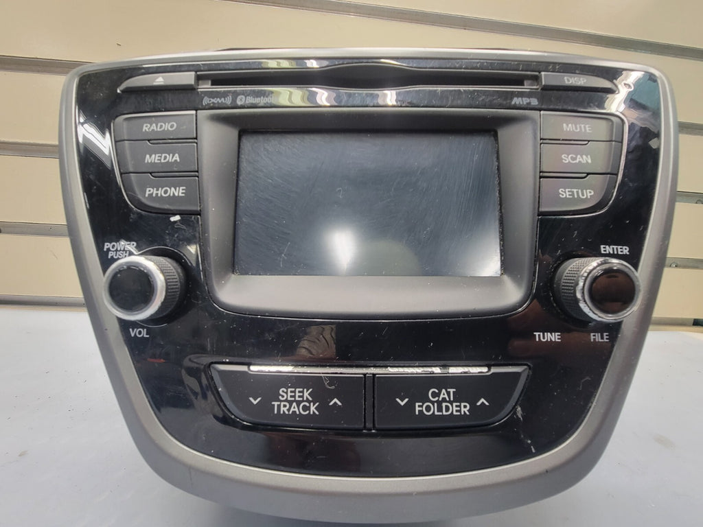 🔥2011-2016 HYUNDAI ELANTRA AM/FM CD PLAYER RADIO RECIEVER OEM BLACK