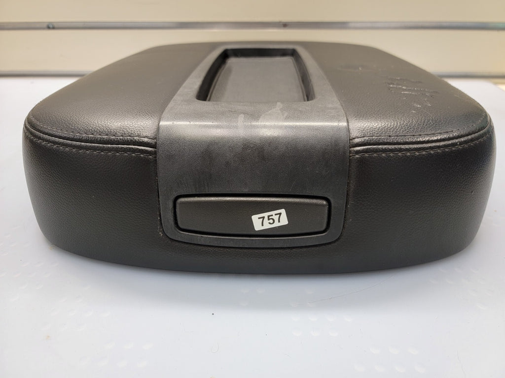 🔥07-13 Chevy Tahoe, Suburban, Yukon Leather Console Lid Armrest Cover BLACK JS5
