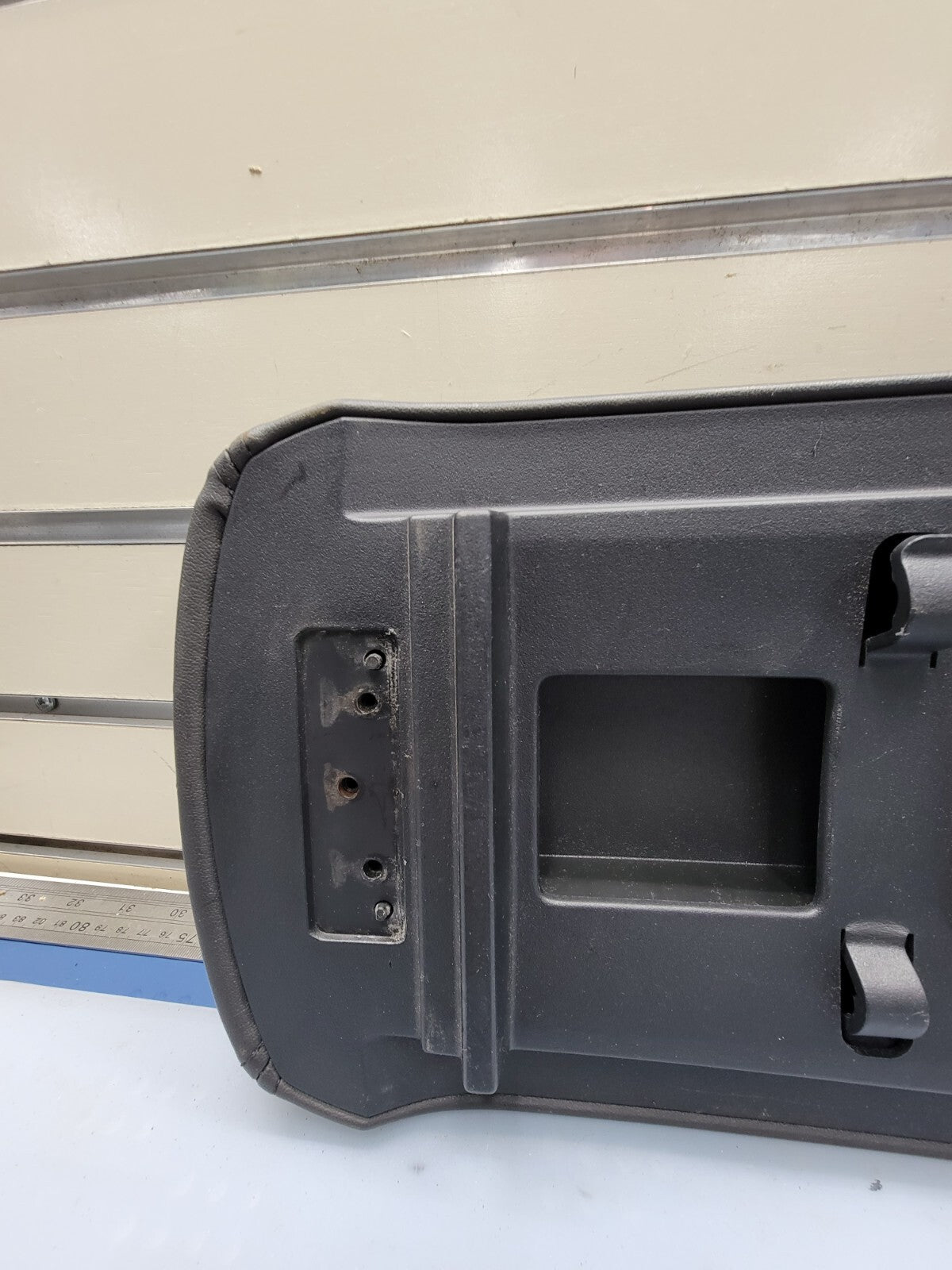 🔥07-09 LINCOLN MKZ CENTER CONSOLE ARM REST LID TOP PAD COVER BLACK LEATHER