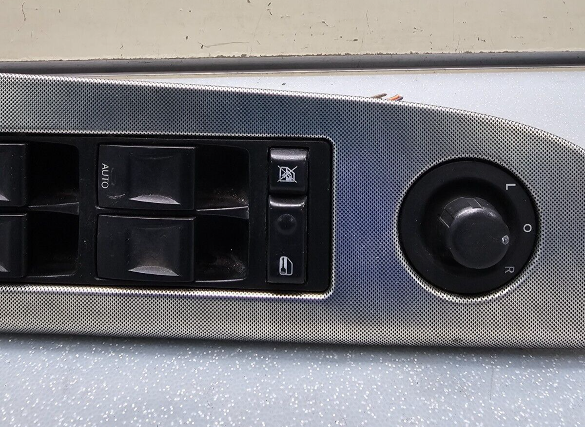 🔥05-10 Grand Cherokee Commander Left Diver Master Power Window Switch Silver