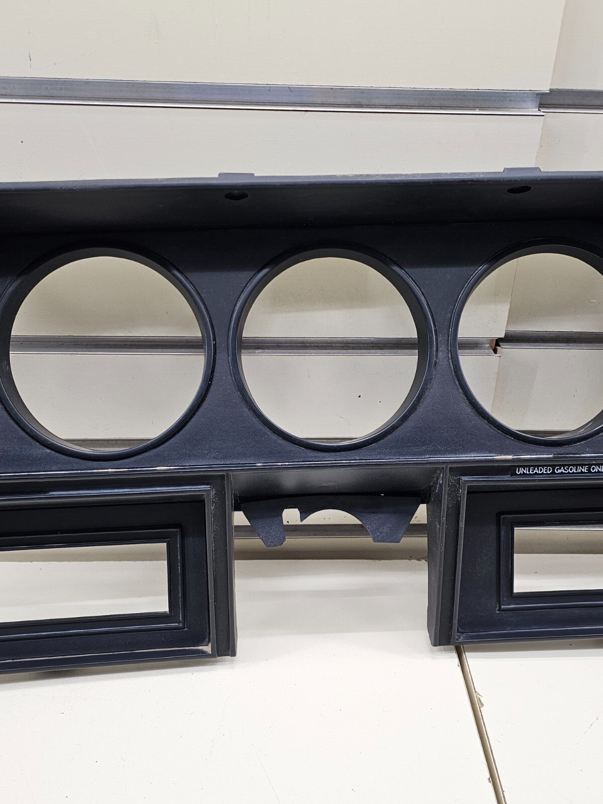 81-93 DODGE RAM RAMCHARGER DASH INSTRUMENT CLUSTER SPEEDOMETER BEZEL TRIM BLACK