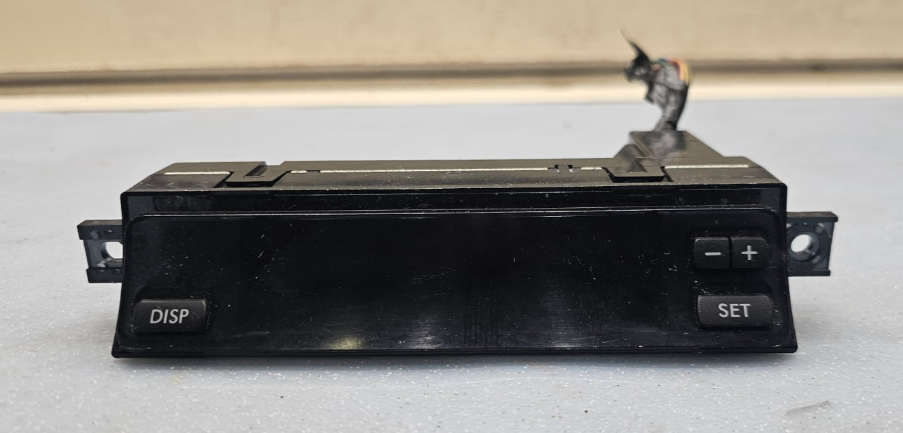 🔥07-09 SUBARU LEGACY OUTBACK DIGITAL CENTER DASH AUTO CLOCK ASSEMBLY BLACK