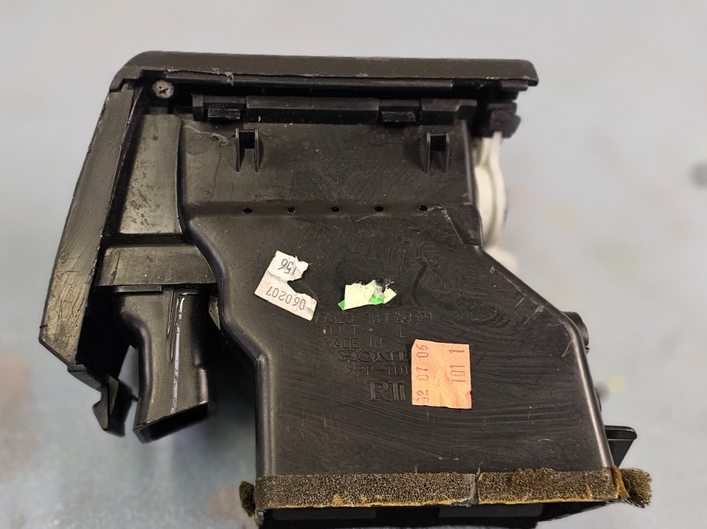 🔥 05-10 Honda Odyssey Dash Left Driver  Air Vent A/C AC Heater Panel Black OEM