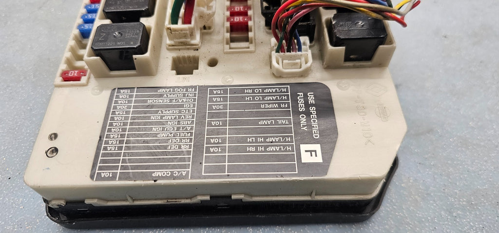 🔥07-12 Nissan Sentra Under Hood IPDM Fuse Box Frame Relay Control Module Unit
